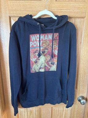 #50 Lane 7 Woman Power Hoodie Cotton Blend 22.5-24” PTP